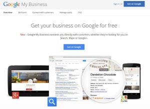 Google my business page